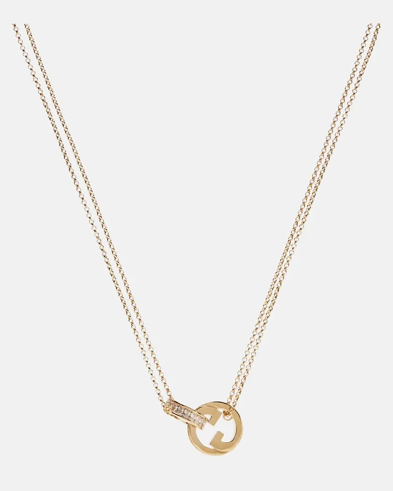 Gucci Verzierte Halskette Gucci Blondie Interlocking G Gold