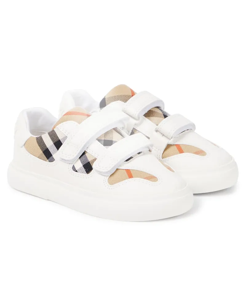 Burberry Sneakers aus Leder Weiß