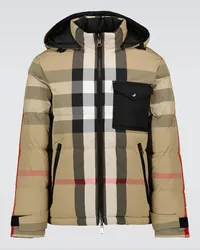 Burberry Wendbare Daunenjacke Rutland Beige