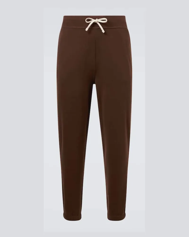 Ralph Lauren Jogginghose aus Baumwoll-Jersey Braun