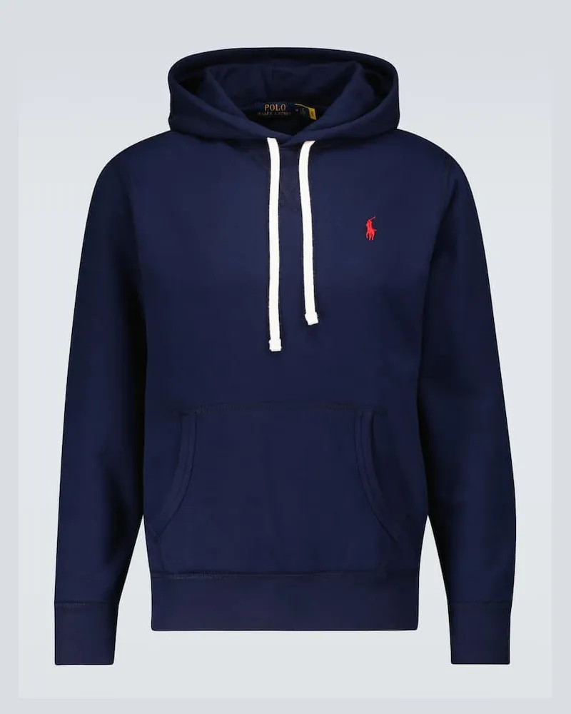 Ralph Lauren Hoodie aus einem Baumwollgemisch Blau