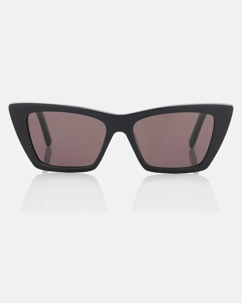 Saint Laurent Cat-Eye-Sonnenbrille SL 276 Mica Schwarz