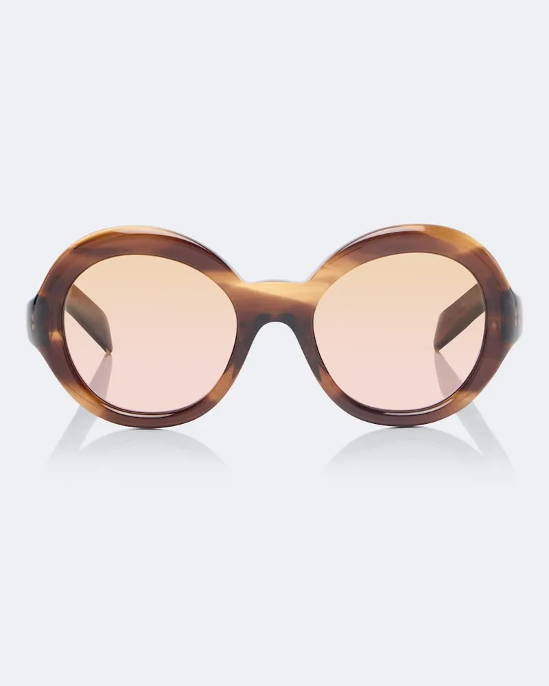 Prada Runde Sonnenbrille Shadowplay Braun