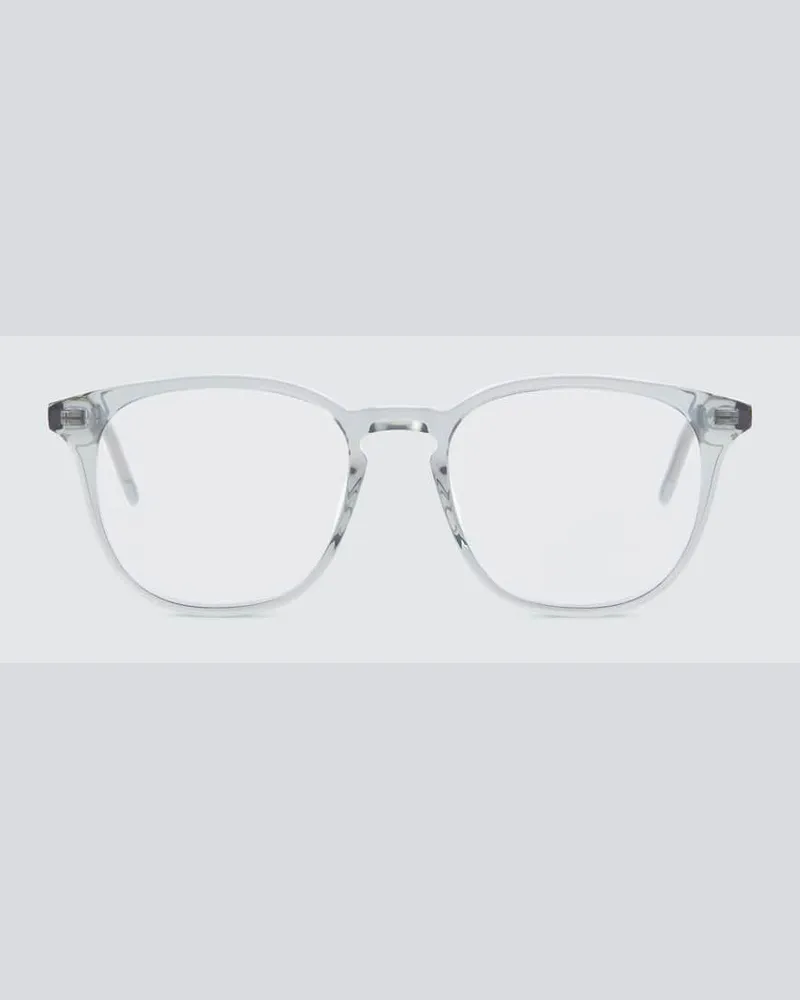 Gucci Runde Brille Grau