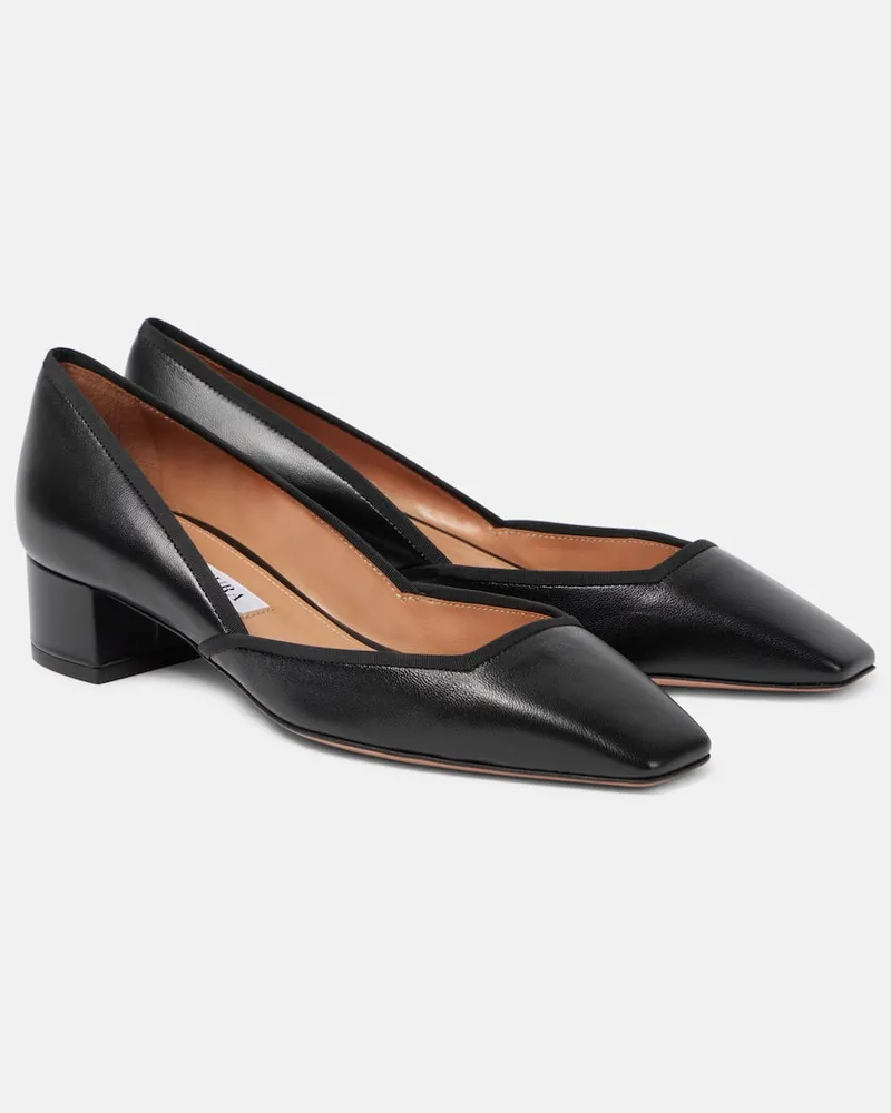 Aquazzura Pumps Maia 35 aus Leder Schwarz
