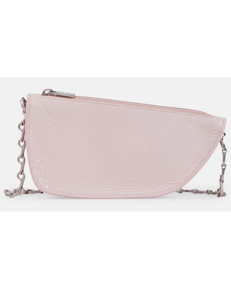Burberry Schultertasche Micro aus Leder Pink