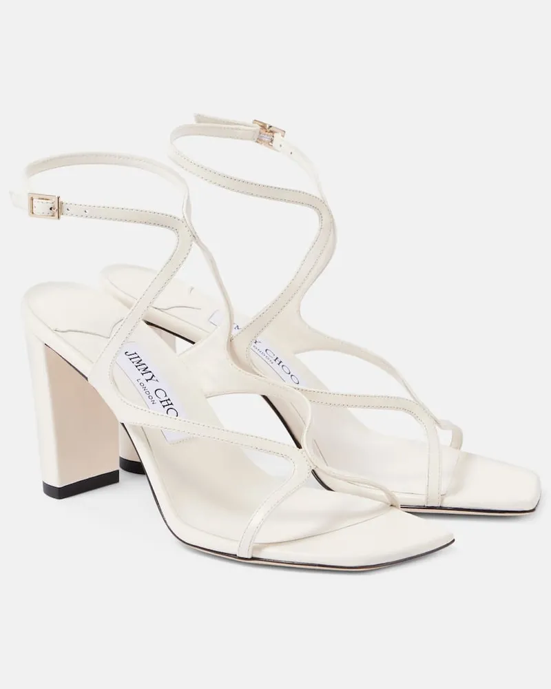 Jimmy Choo Sandalen Azie 85 aus Leder Braun