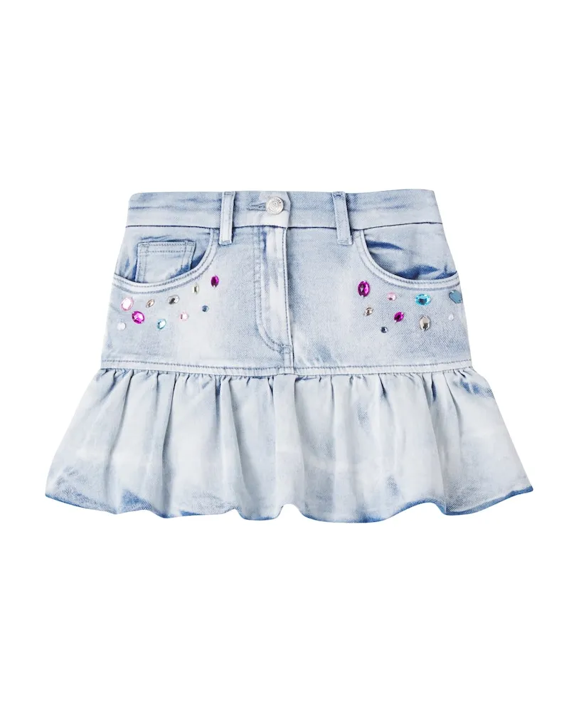 Monnalisa X Disney® Stitch Jeansrock Blau