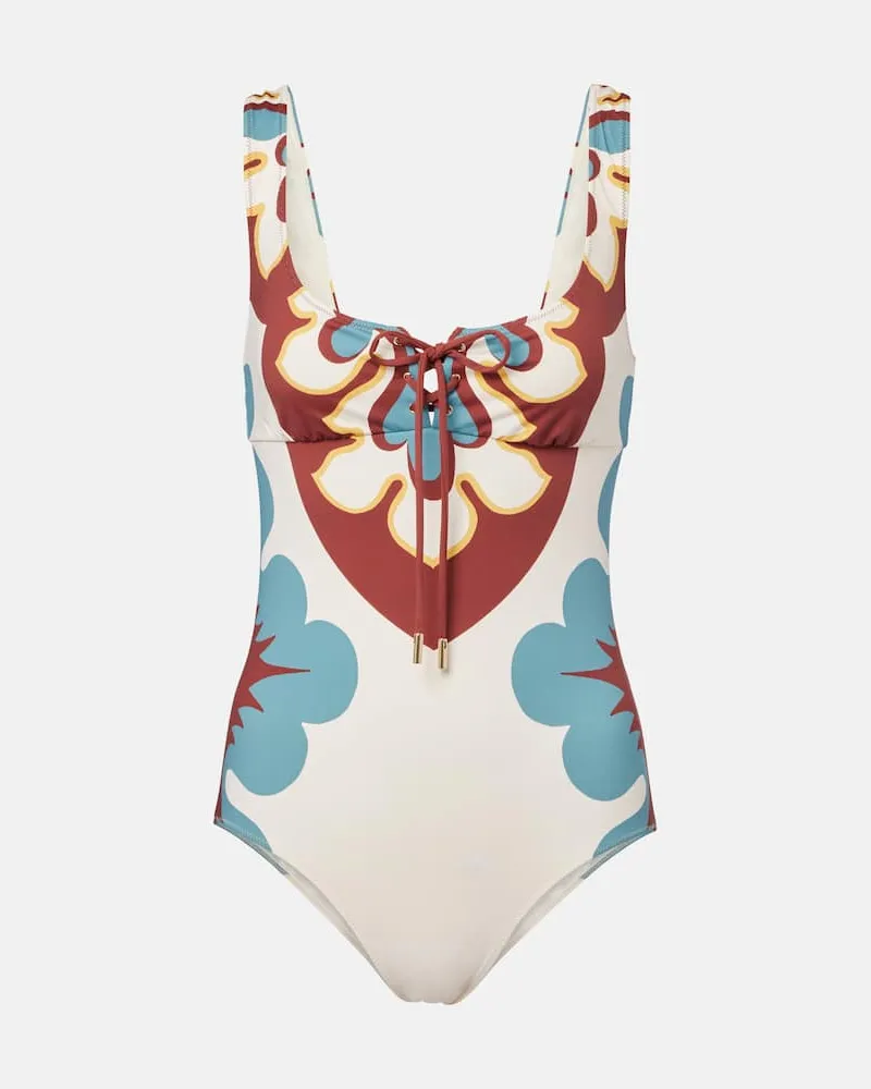 La DoubleJ Bedruckter Badeanzug Sunset Multicolor