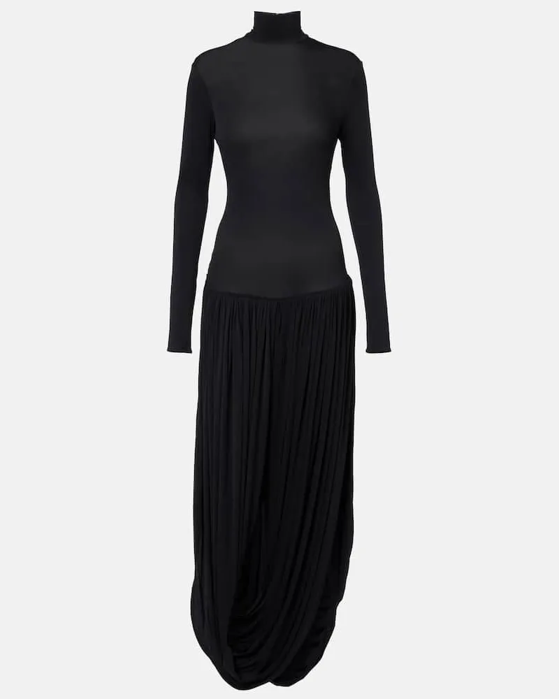 Magda Butrym Maxikleid Schwarz