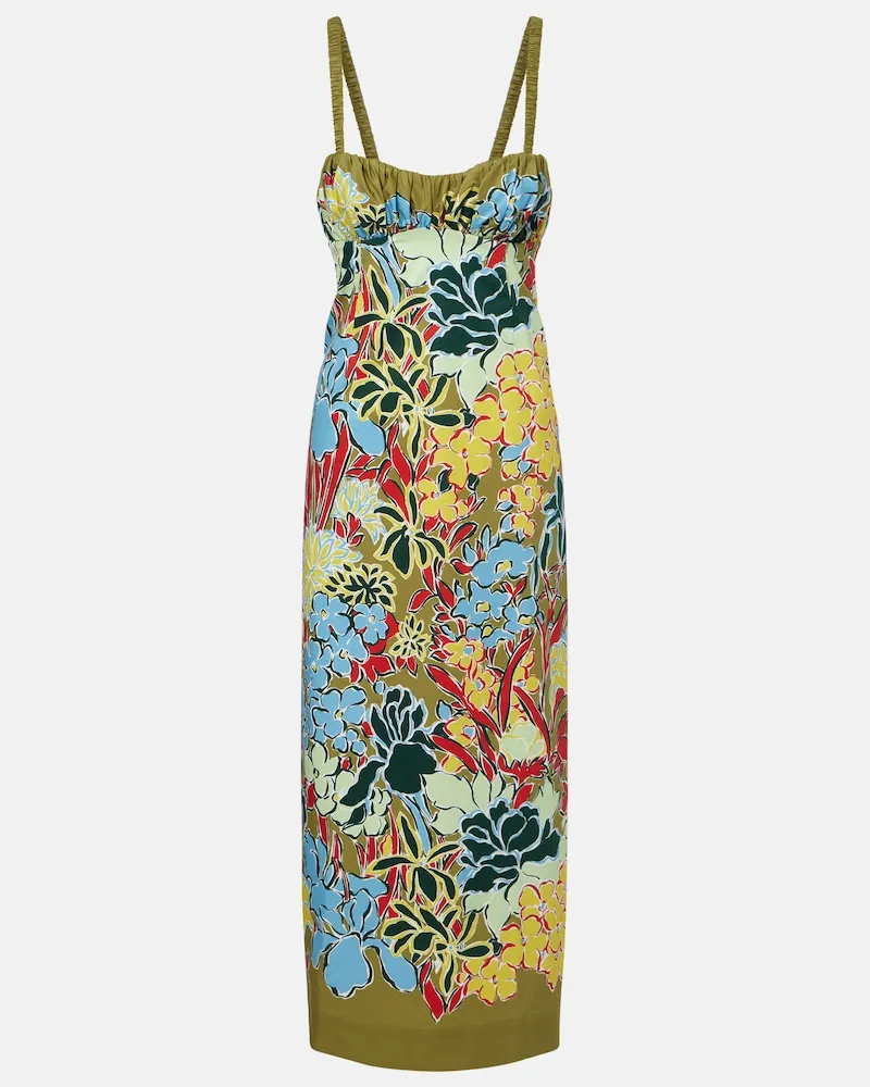 ALEMAIS Alémais Midikleid Solstice aus Baumwolle Multicolor