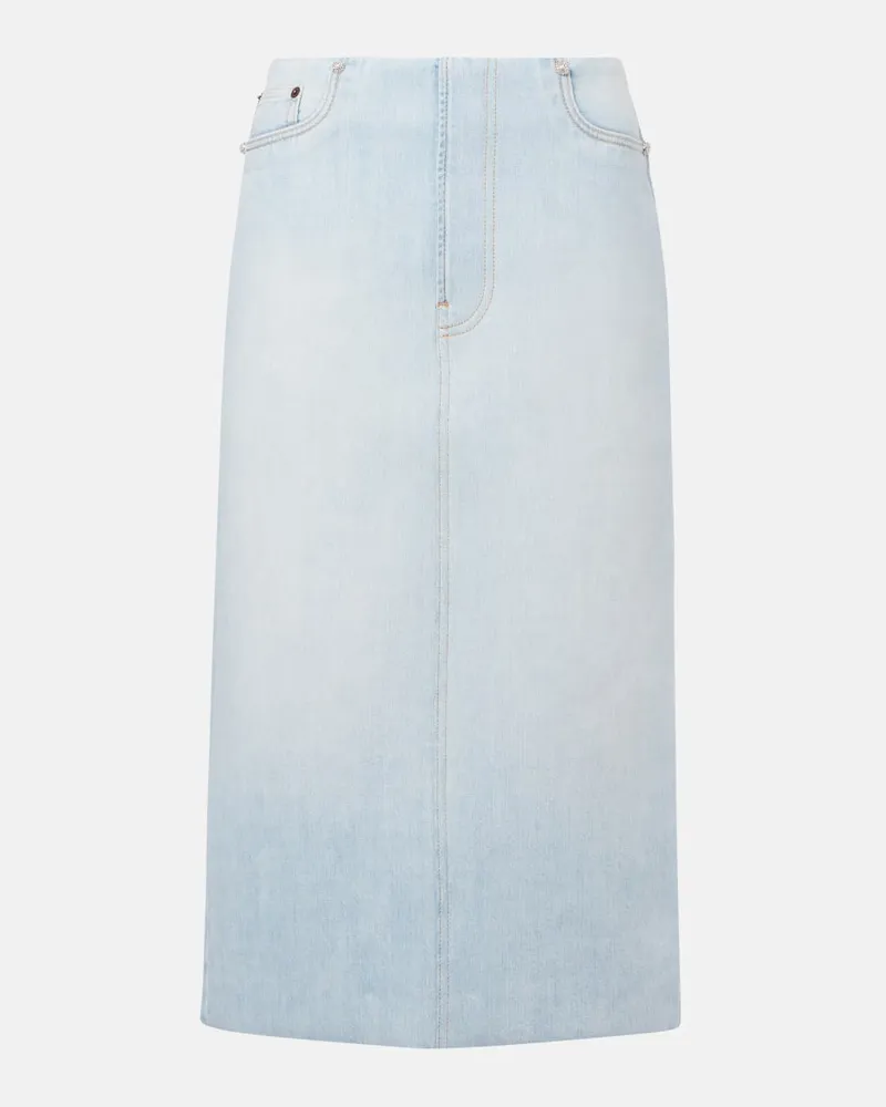 Acne Studios Jeansrock Blau