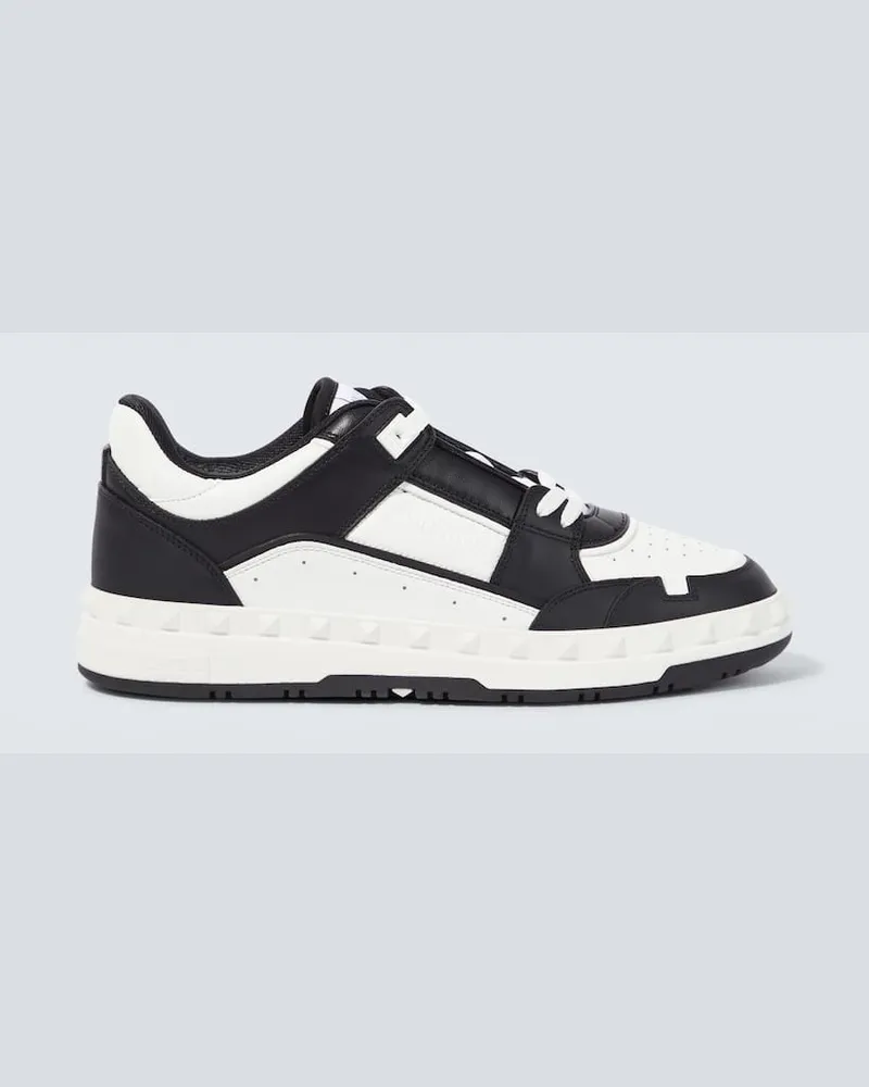 Valentino Garavani Sneakers Freedots aus Leder Multicolor
