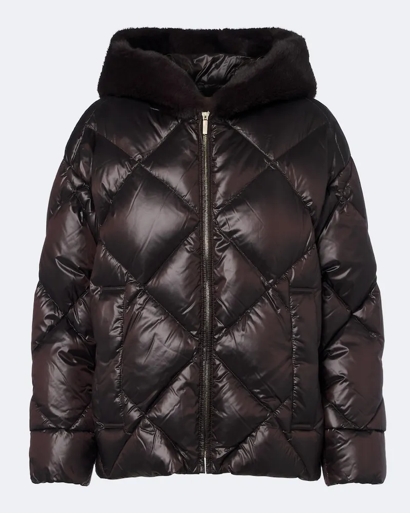 Max Mara The Cube Daunenjacke Braun
