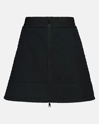 Moncler High-Rise-Minirock Schwarz