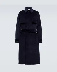 Gabriela Hearst Trenchcoat Miklos aus Cord Blau