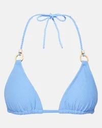 Heidi Klein Bikini-Oberteil Ocean Tide Blau