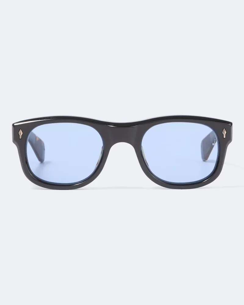 Jacques Marie Mage Eckige Sonnenbrille Amilcar Schwarz