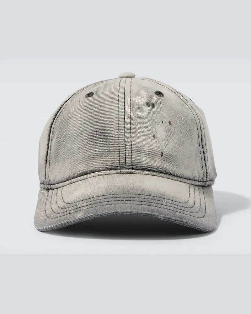 Our Legacy Baseballcap aus Denim Grau
