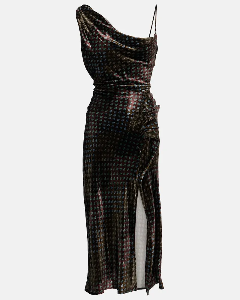 Dries van Noten Bedruckte Robe Multicolor