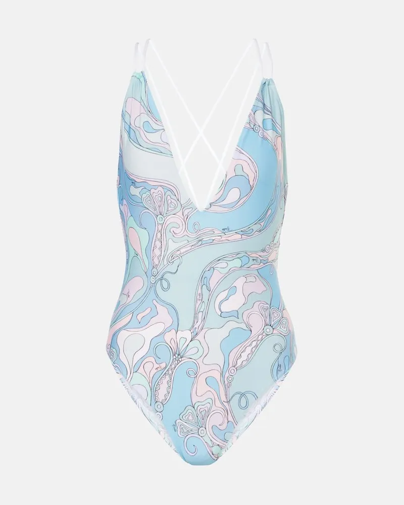 Emilio Pucci Badeanzug Orchidee Multicolor