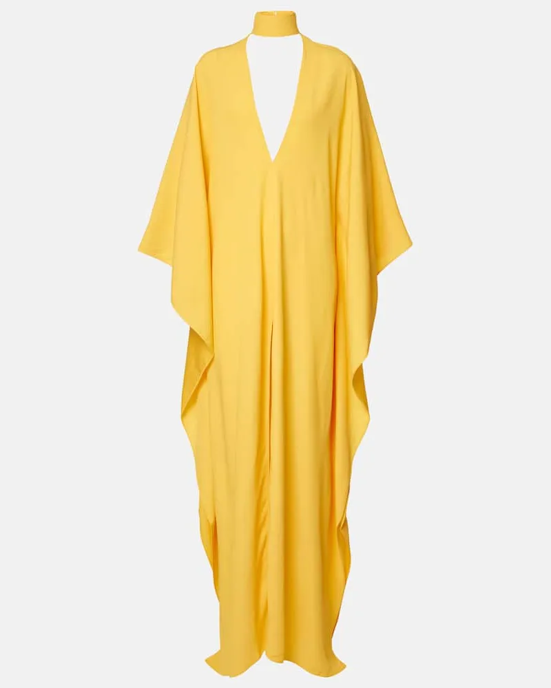 Taller Marmo Kaftan OOO aus Crêpe-Cady Gelb