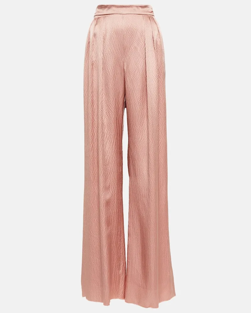 Max Mara Bridal Hose Uncino aus Seide Rosa