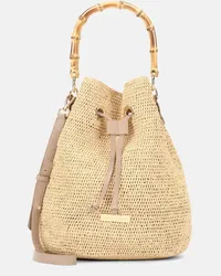 Heidi Klein Bucket-Bag Savannah Bay aus Raffiabast Beige