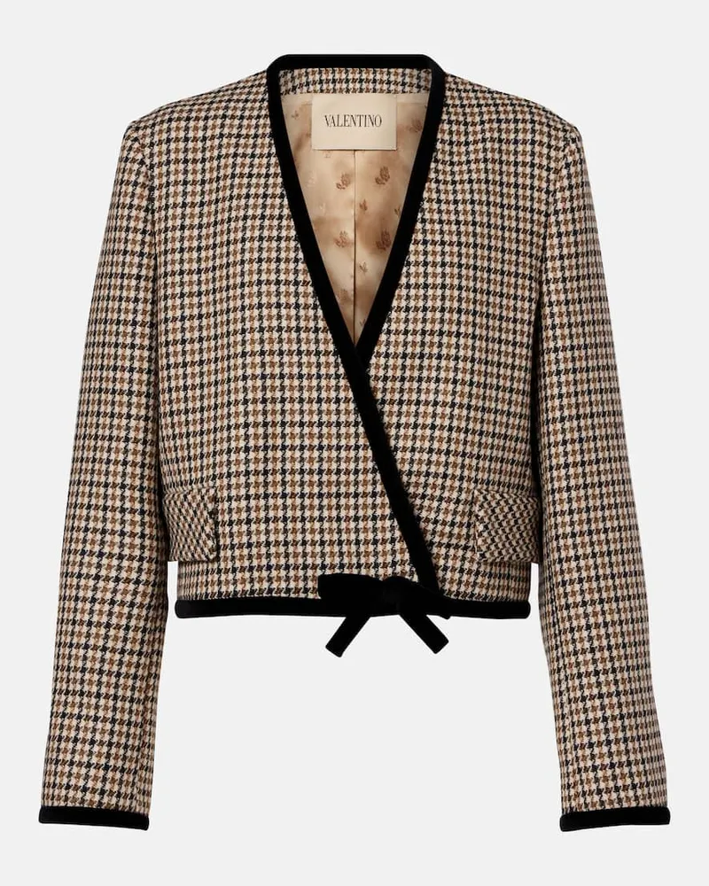 Valentino Garavani Jacke aus Schurwolle Multicolor