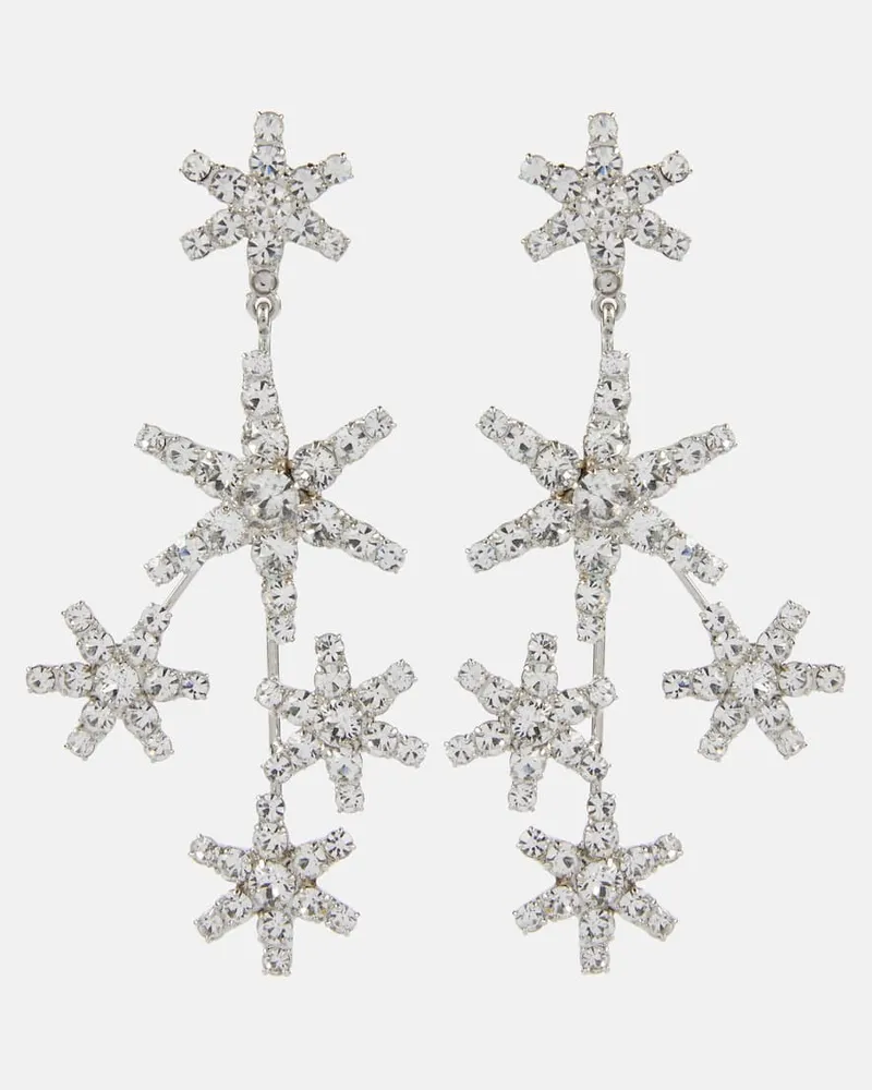 Jennifer Behr Ohrringe Chiron mit Kristallen Silber