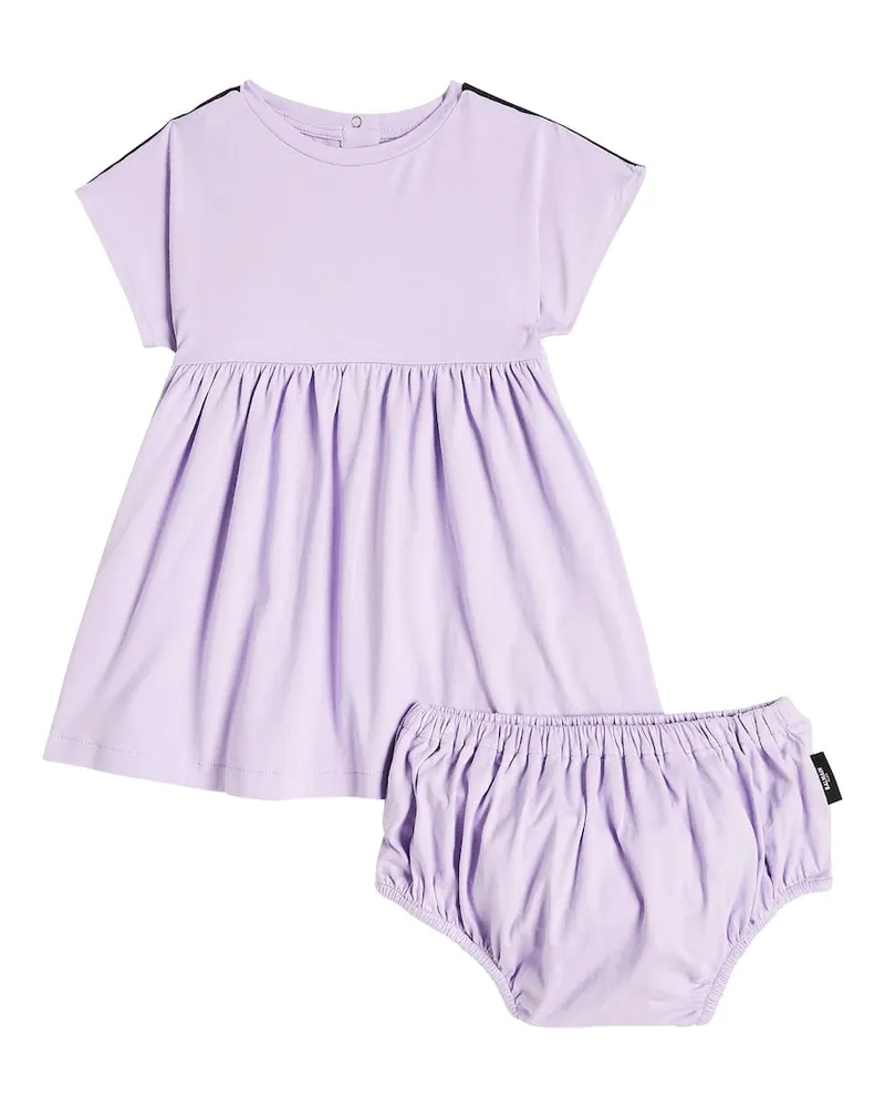 Balmain Baby Set aus Kleid und Höschen Lila