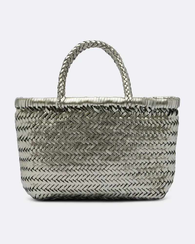 RIXO X Dragon Diffusion Tasche Lysia aus Leder Silber