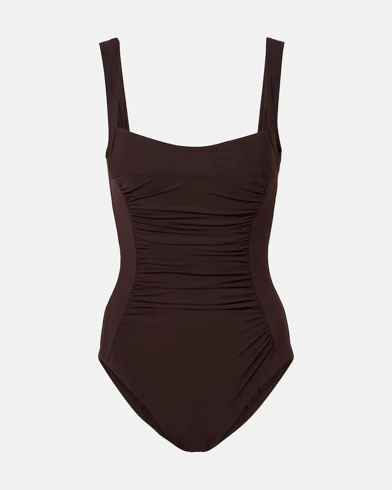 Karla Colletto Badeanzug Basics Braun