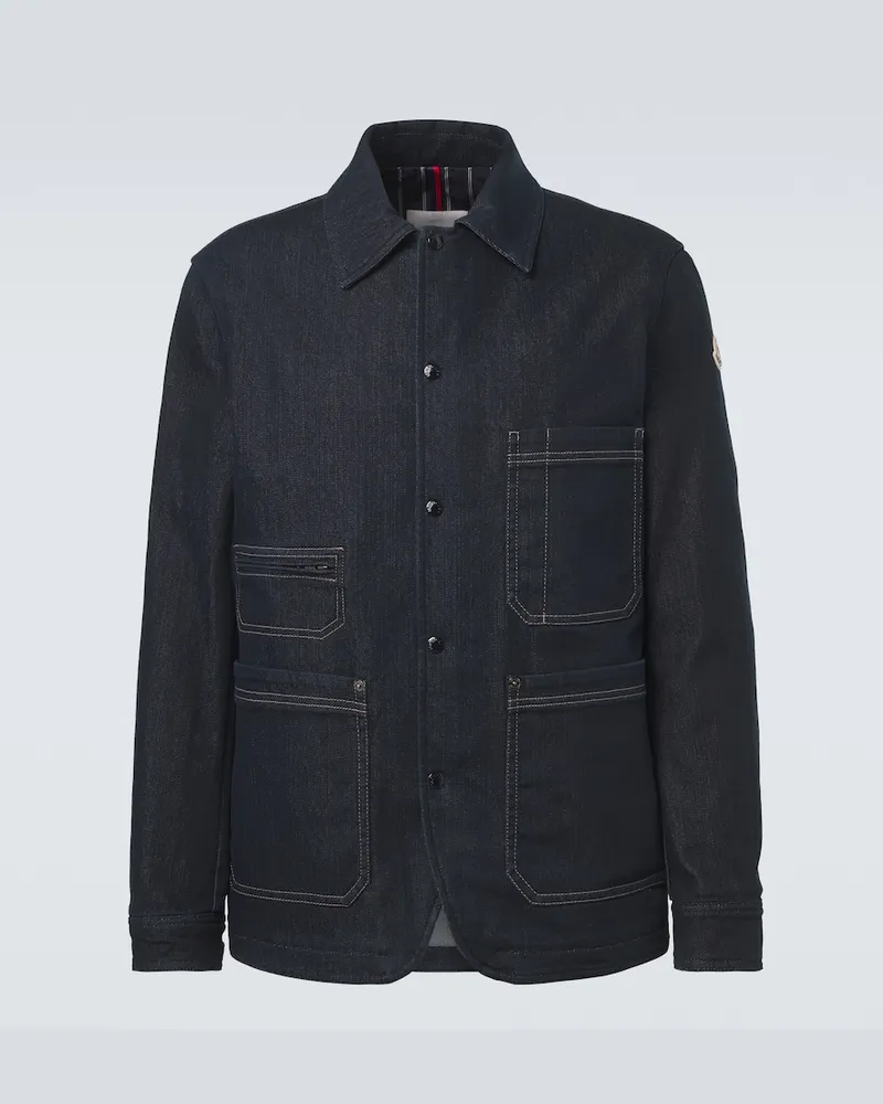 Moncler Jeansjacke Haderu Blau