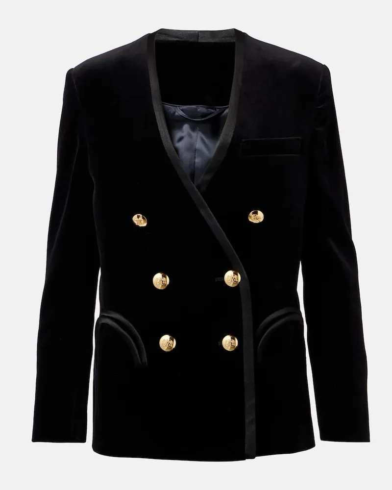 Blazé Milano Blazé Milano Blazer Jealousy Sunset aus Samt Schwarz