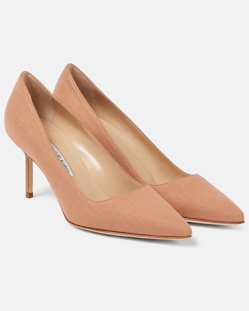 Manolo Blahnik Pumps Tora 70 Braun