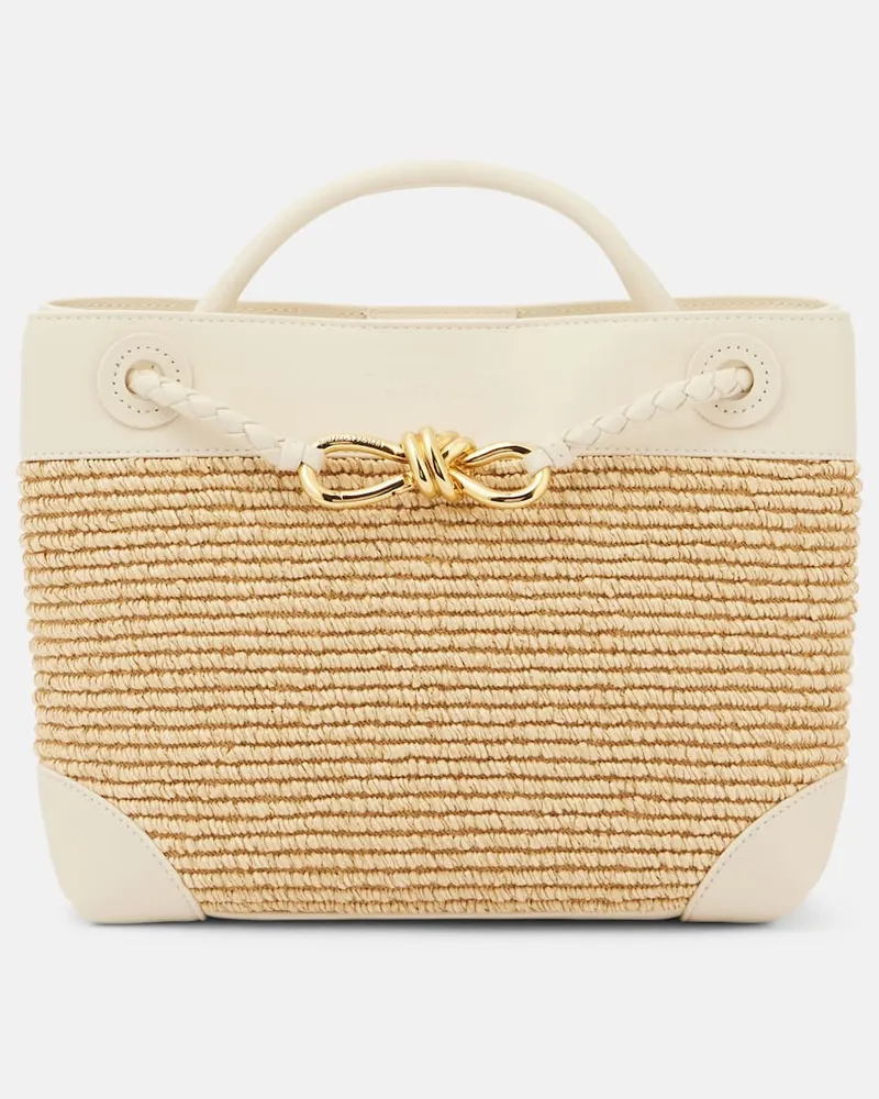 Bottega Veneta Tote Andiamo Small mit Leder Nude