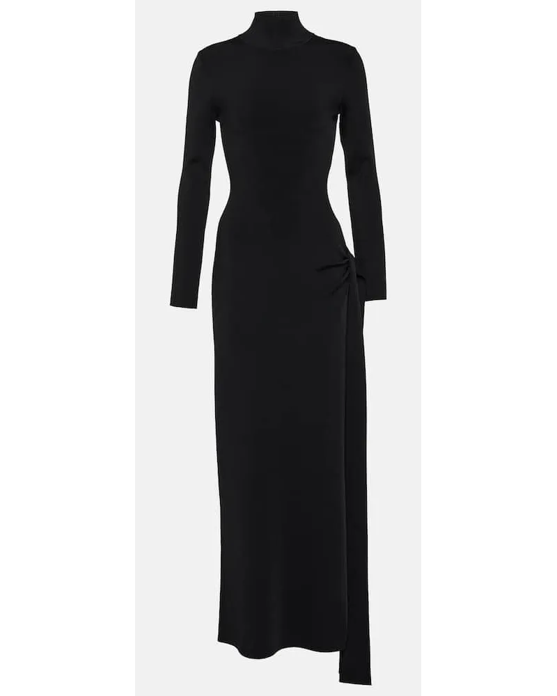 GALVAN Maxikleid Cindy Schwarz