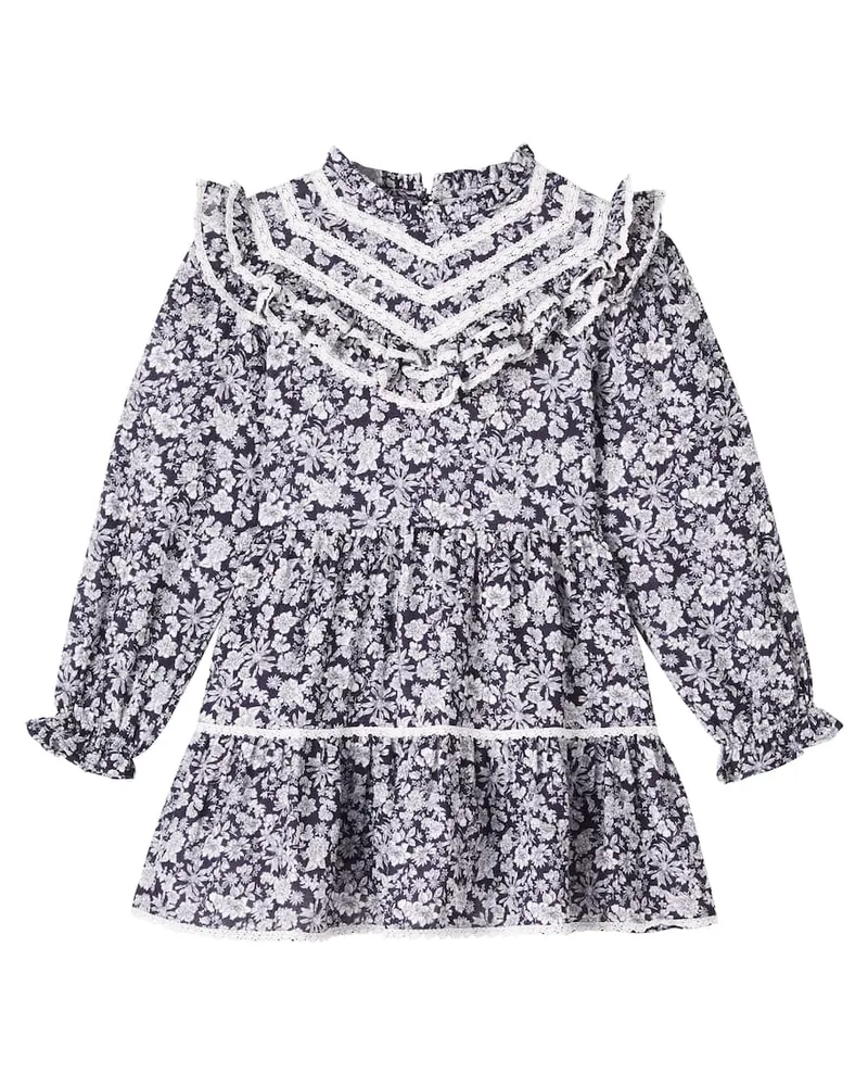 The New Society Kleid Lilith aus Baumwolle Schwarz