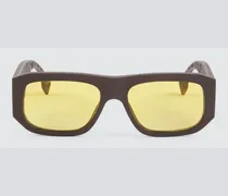 Eckige Sonnenbrille Fendi Shadow