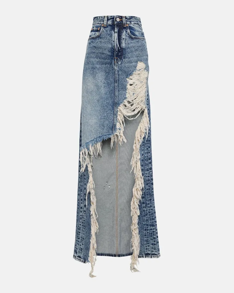 VETEMENTS Jeansrock Blau