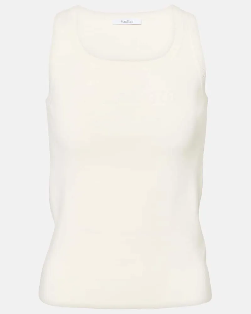 Max Mara Top Pentola Weiß