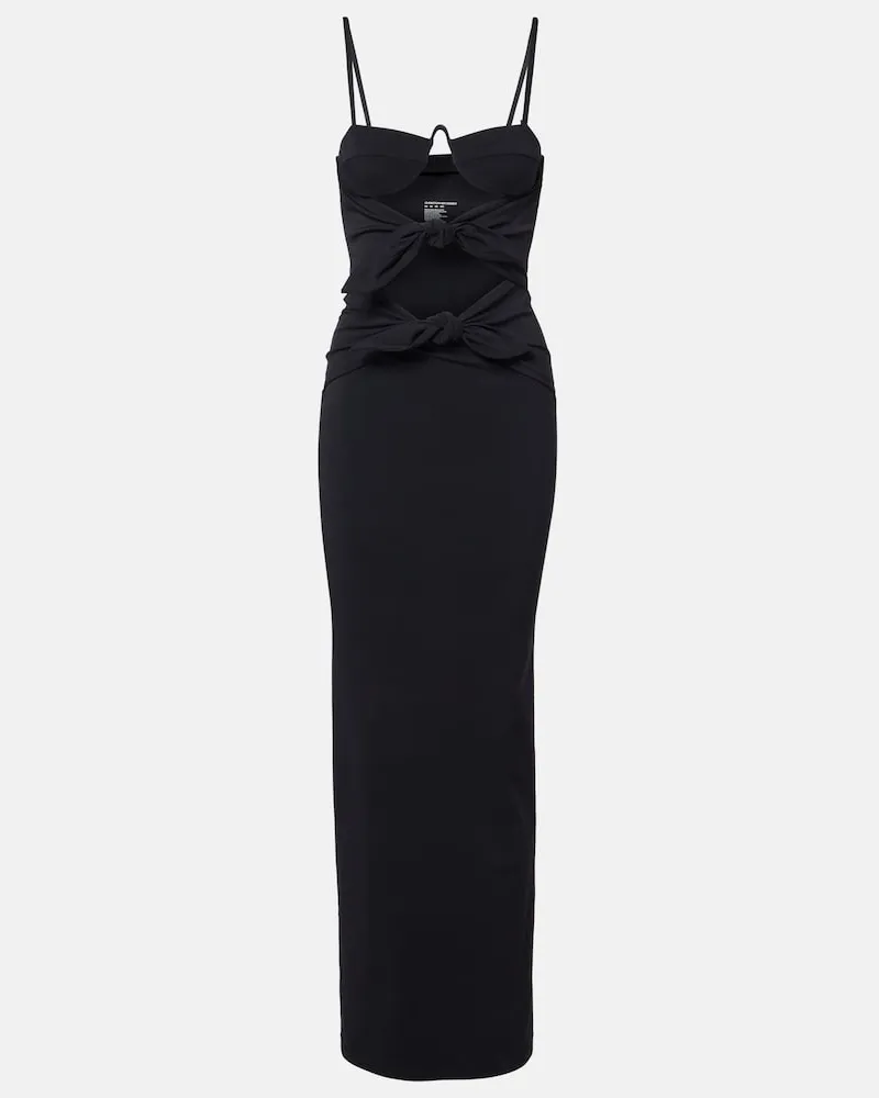 Christopher Esber Maxikleid Porto Schwarz