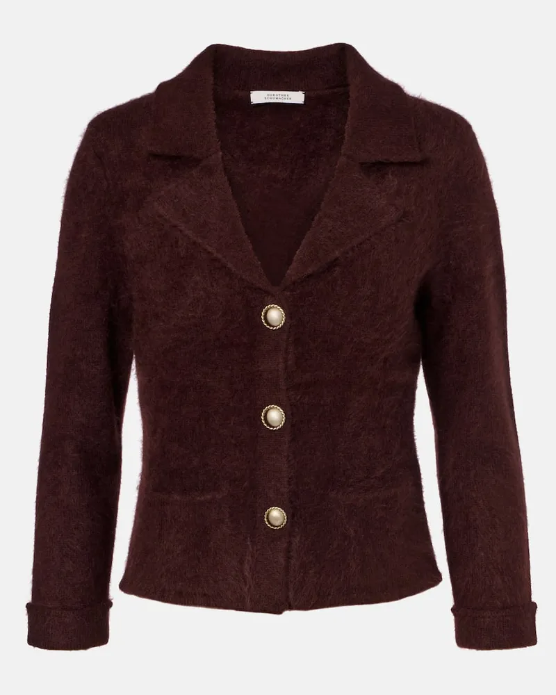 Dorothee Schumacher Jacke aus Wolle und Kaschmir Braun
