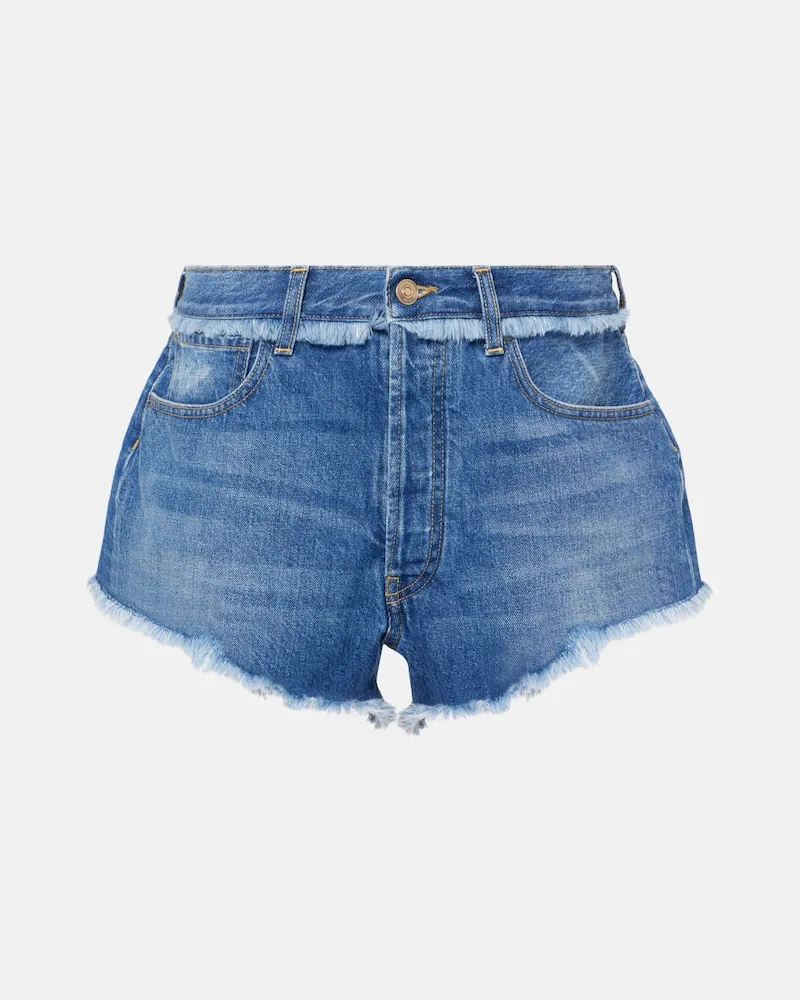Alanui Jeansshorts Blau