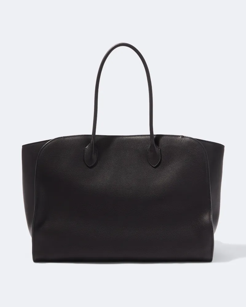 The Row Tote Bag Marlo aus Leder Schwarz