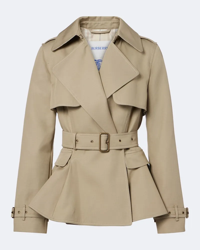 Burberry Jacke aus Baumwolle Beige
