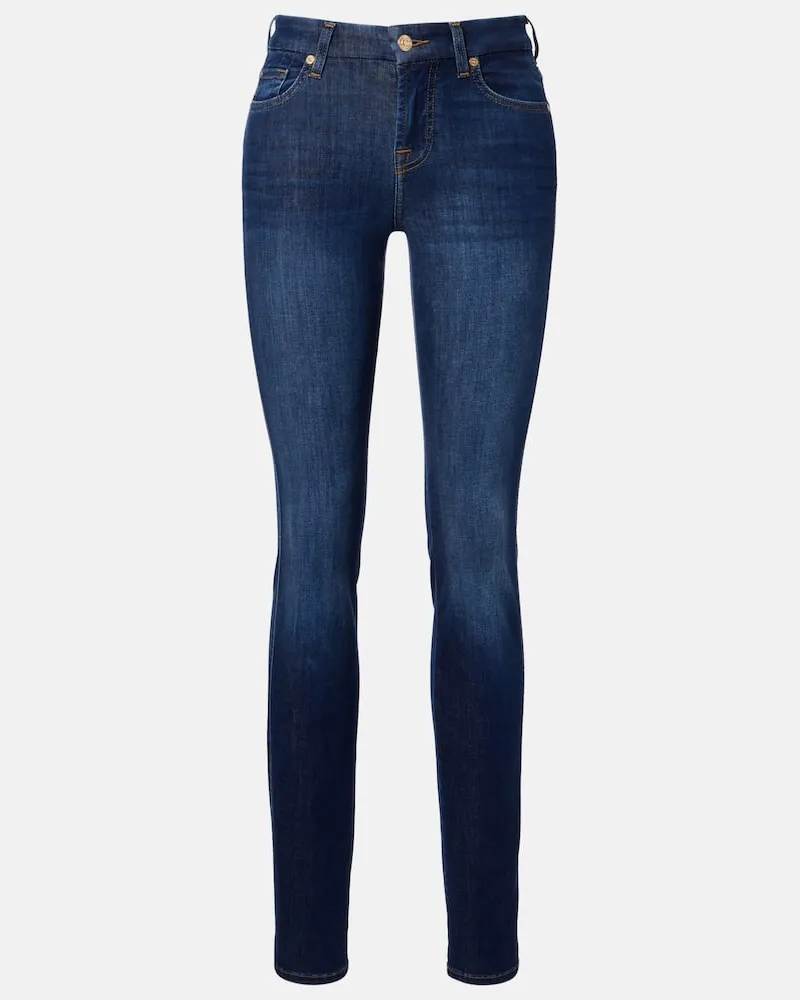 7 for all mankind Straight Jeans Kimmie Blau