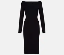 Off-Shoulder-Midikleid aus Jersey