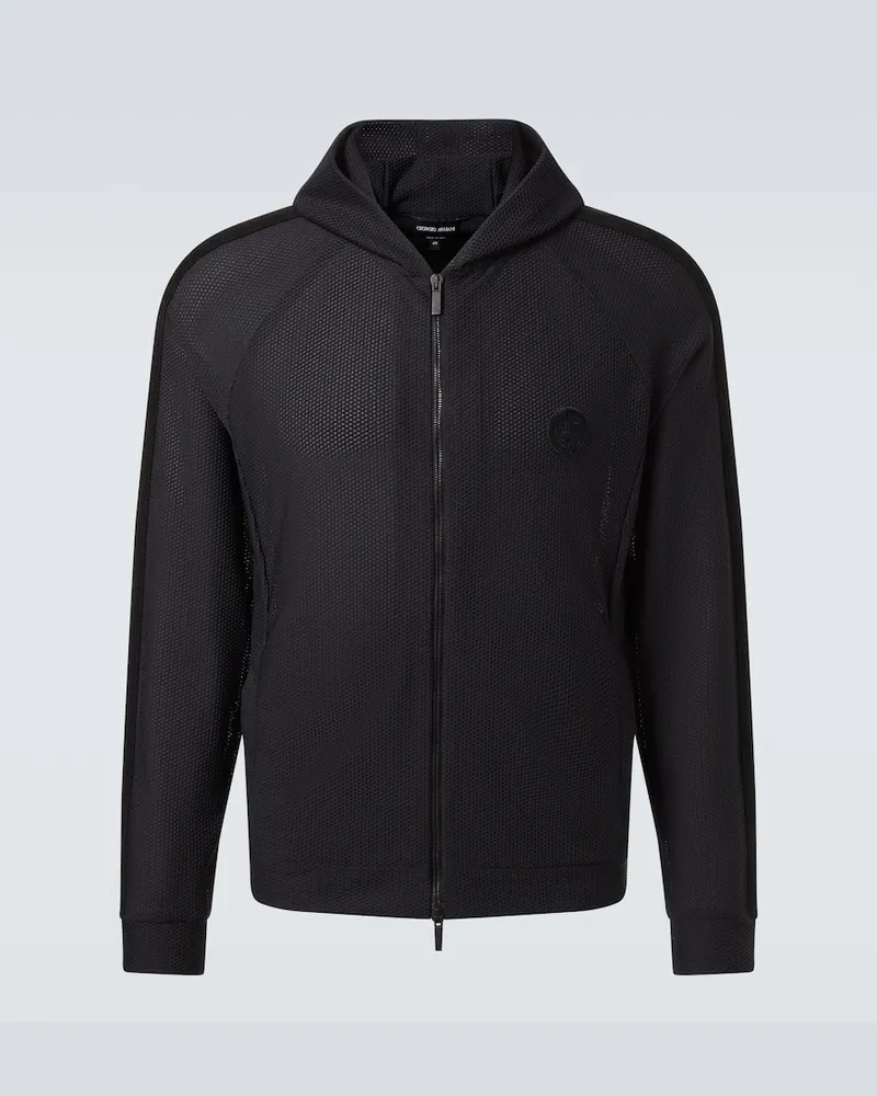 Giorgio Armani Kapuzenjacke Schwarz